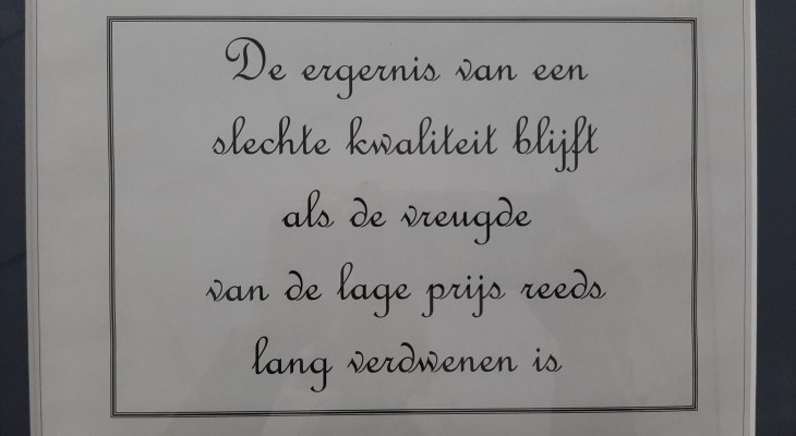 De kracht van een spreuk...